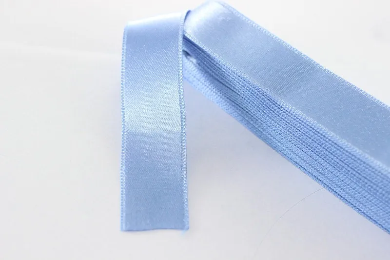 10 meters (10.90 yrds) Blue Satin Ribbon, Double Sided Ribbon, Silk Ribbon, Satin Ribbons, premium ribbons, double faced Ribbon, STNR