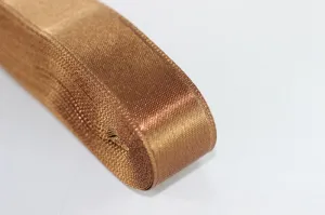 10 meters (10.90 yrds)  Caramel Satin Ribbon, Double Sided Ribbon, Silk Ribbon, Satin Ribbons, double faced Ribbon, premium ribbons, STNR