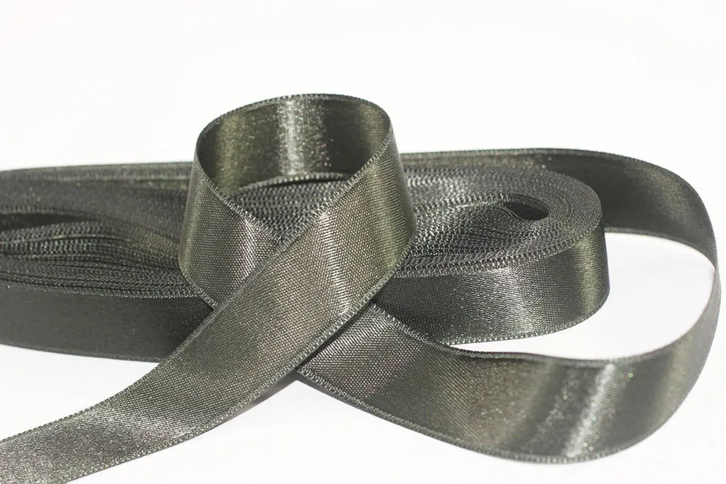 10 meters (10.90 yrds) Night Green Satin Ribbon, Double Sided Ribbon, Silky Ribbon, Satin Ribbons, double faced Ribbon, wedding ribbon, STNR