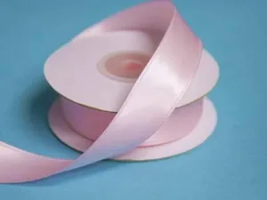 10 Yards 7/8" DIY Pink Wired Satin Ribbon For Craft Dress Wedding