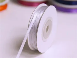 100 Yards 1/16" DIY Silver Single Face Satin Ribbon Wedding Party Dress Favor Gift Craft