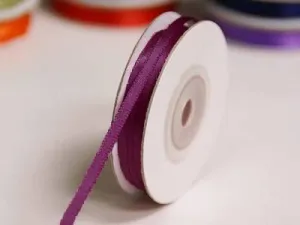 100 Yards 1/8" DIY Eggplant Satin Ribbon Wedding Party Dress Favor Gift Craft