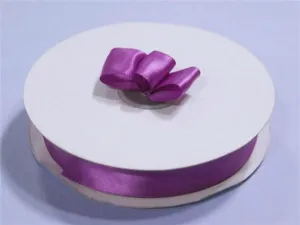 100 Yards 7/8" DIY Eggplant Satin Ribbon Wedding Party Dress Favor Gift Craft