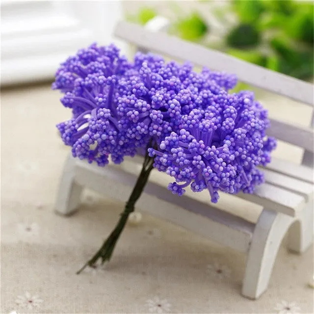 12pcs/lot MIni Artificial Foam Stars Flower Bouquet for Valentine birthday gift wedding car party decoratio Flowers