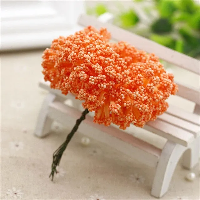 12pcs/lot MIni Artificial Foam Stars Flower Bouquet for Valentine birthday gift wedding car party decoratio Flowers