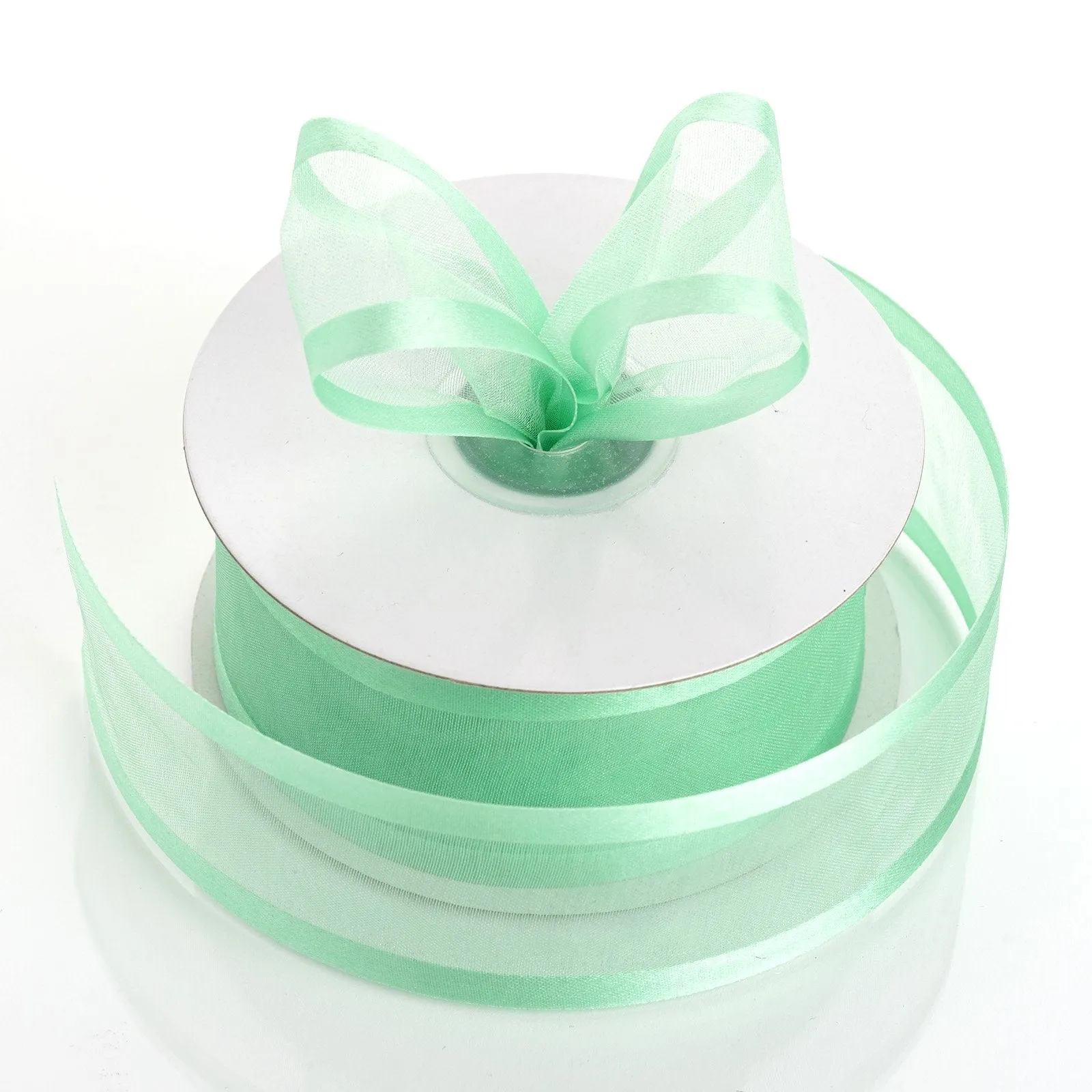 1.5" Mint Green Satin Edge Ribbon - 25 Yards