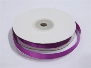 25 Yards 3/8" DIY Eggplant Grosgrain Ribbon For Craft Dress Wedding