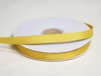 25 Yards 3/8" DIY Gold Grosgrain Ribbon For Craft Dress Wedding