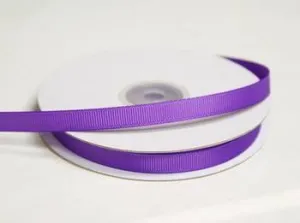 25 Yards 3/8" DIY Purple Grosgrain Ribbon For Craft Dress Wedding