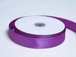 50 Yards 1" DIY Eggplant Satin Ribbon Wedding Party Dress Favor Gift Craft