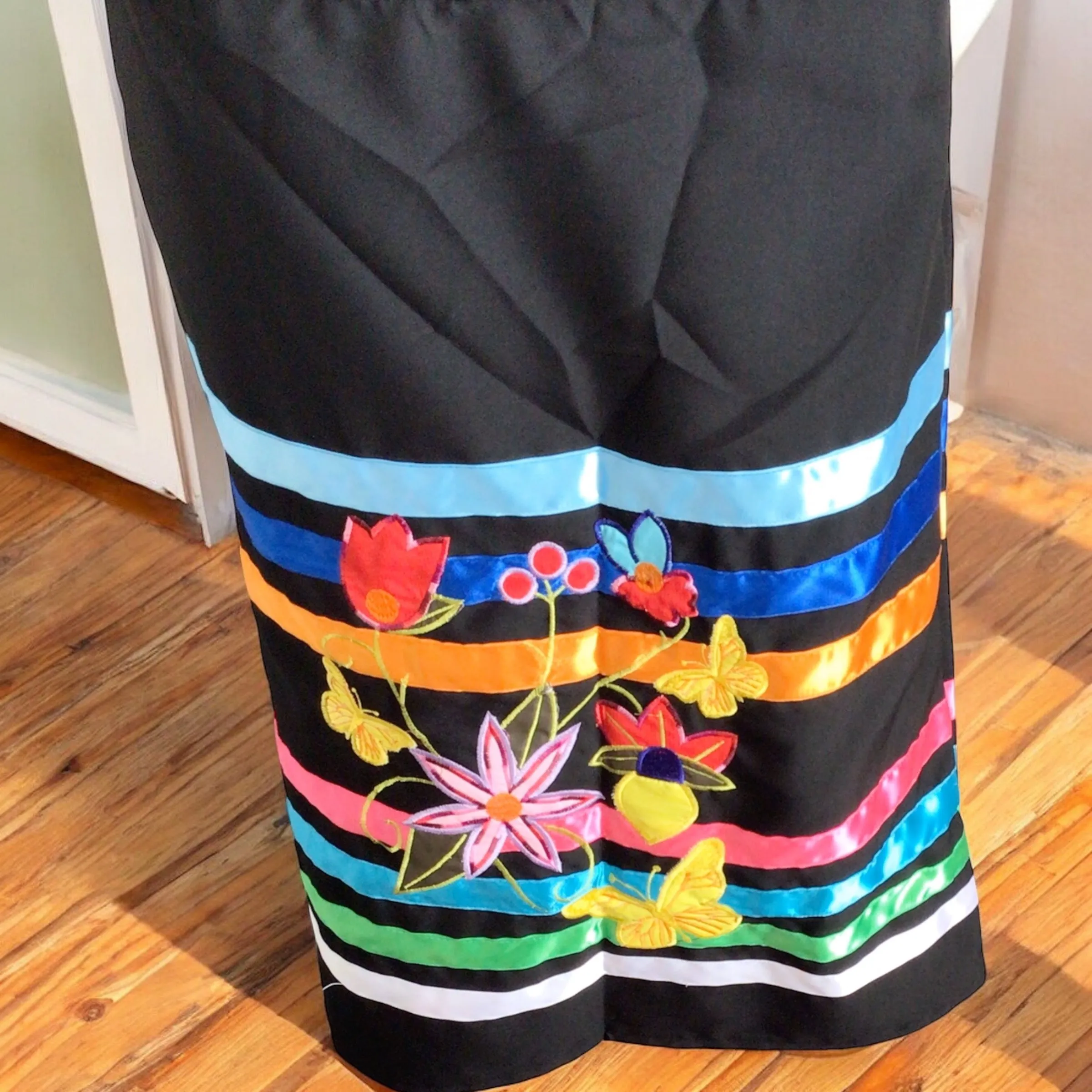 Black Ribbon Skirt( black butterfly)