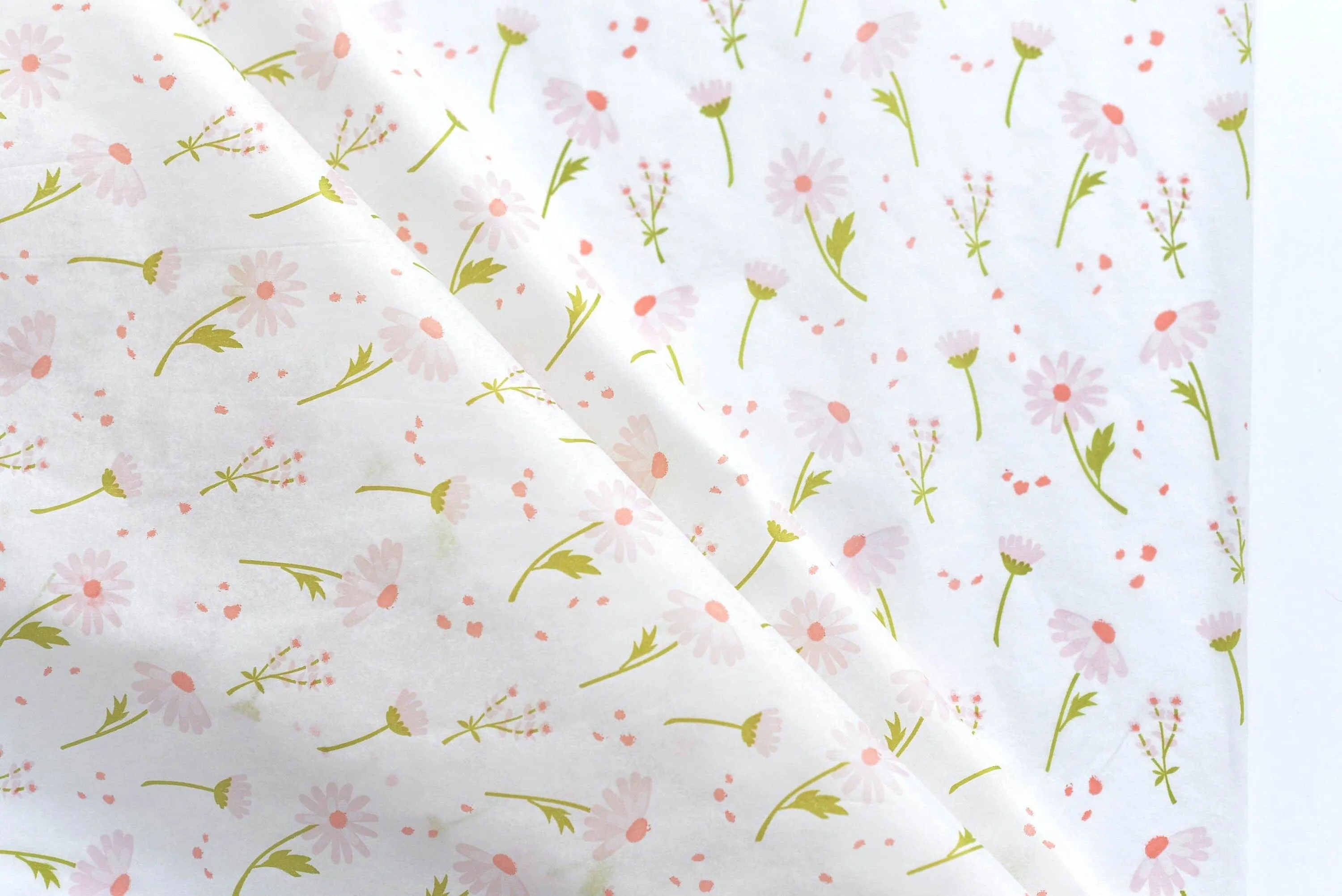 Blooming fields tissue paper sheets | floral gift wrapping paper -  premium quality