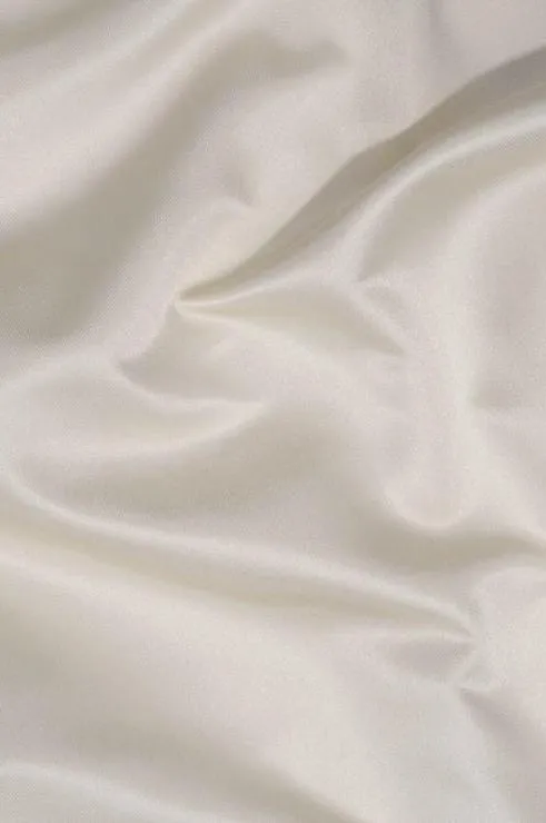 Blush Ivory Silk Duchess Satin Fabric