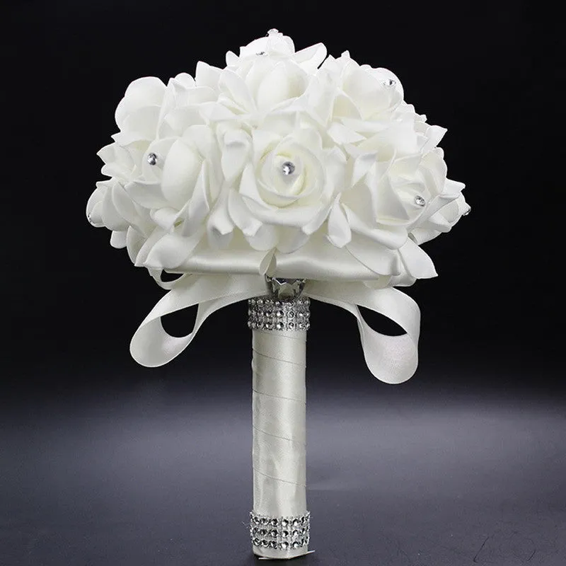 Bridal Colourfast Foam Roses Artificial Flower Wedding Party