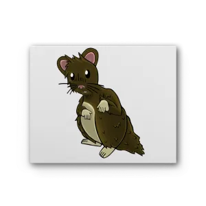 BrownHamster Premium Stretched Canvas