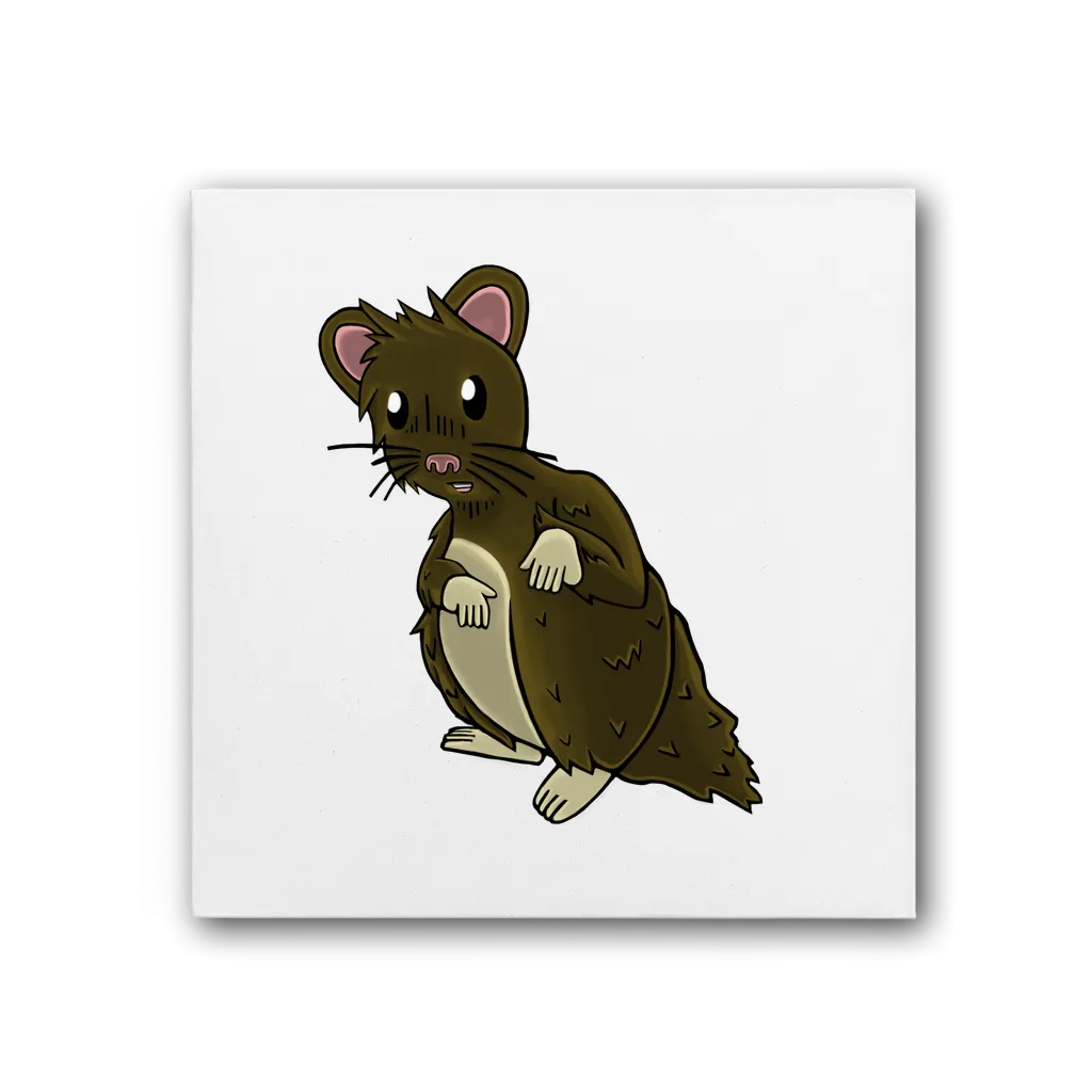 BrownHamster Premium Stretched Canvas