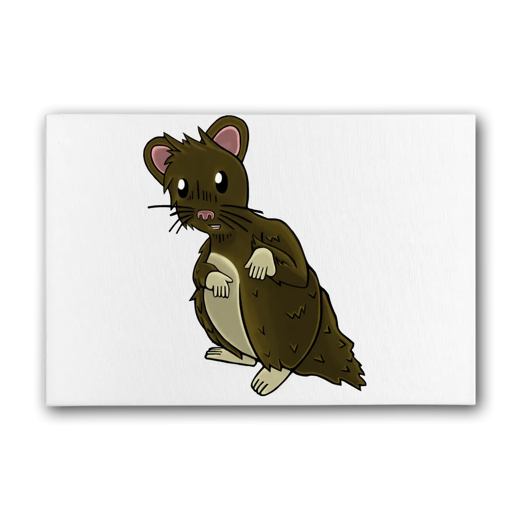 BrownHamster Premium Stretched Canvas