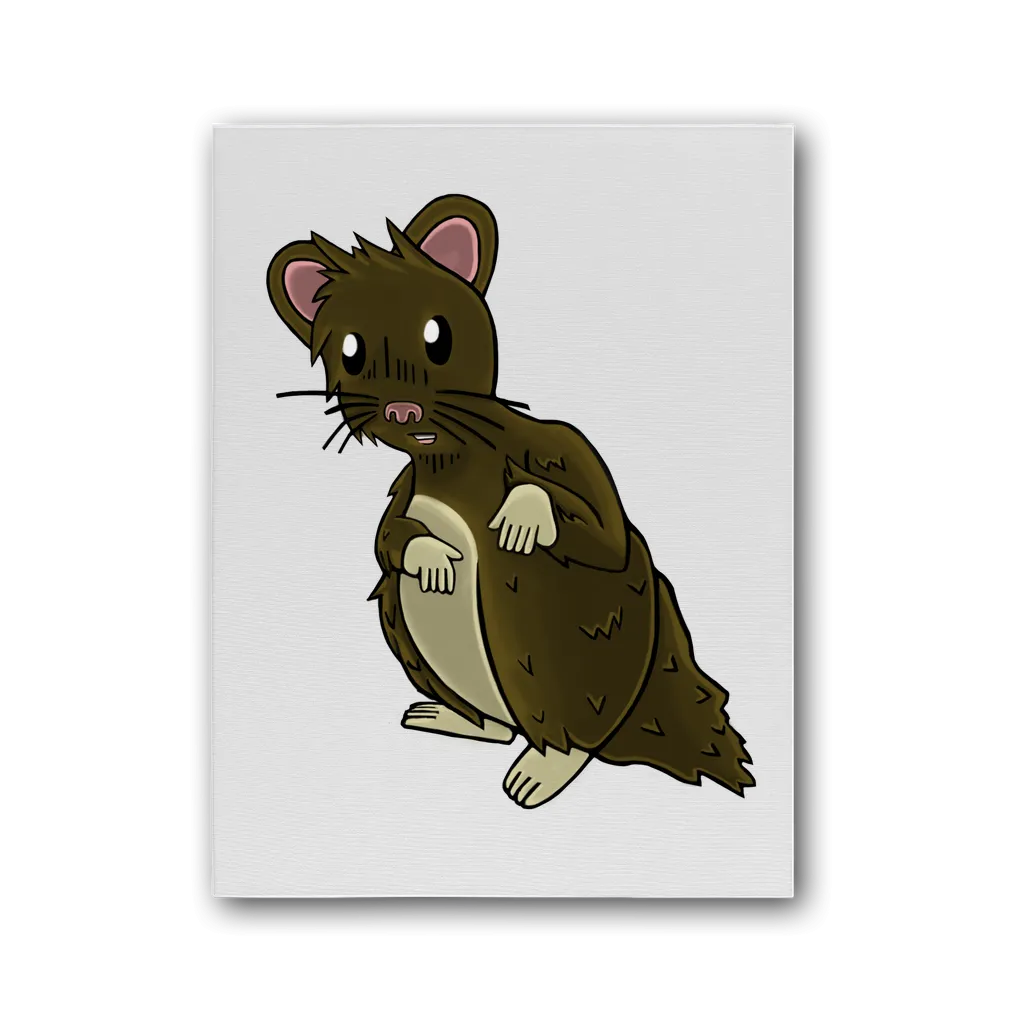 BrownHamster Premium Stretched Canvas