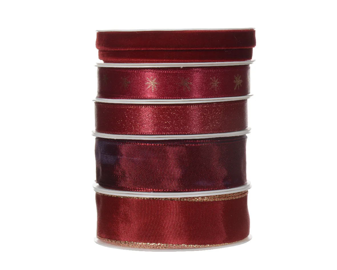 Burgundy Ribbon Selection