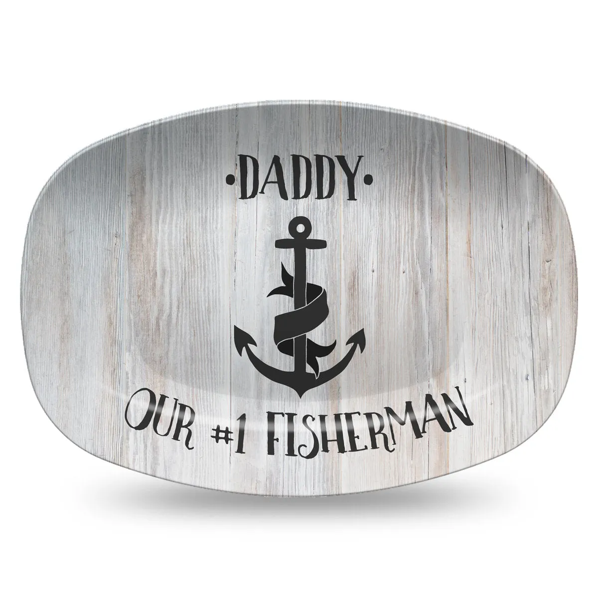 Catch of the Day #1 Fisherman Personalized Platter