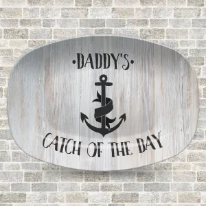 Catch of the Day #1 Fisherman Personalized Platter