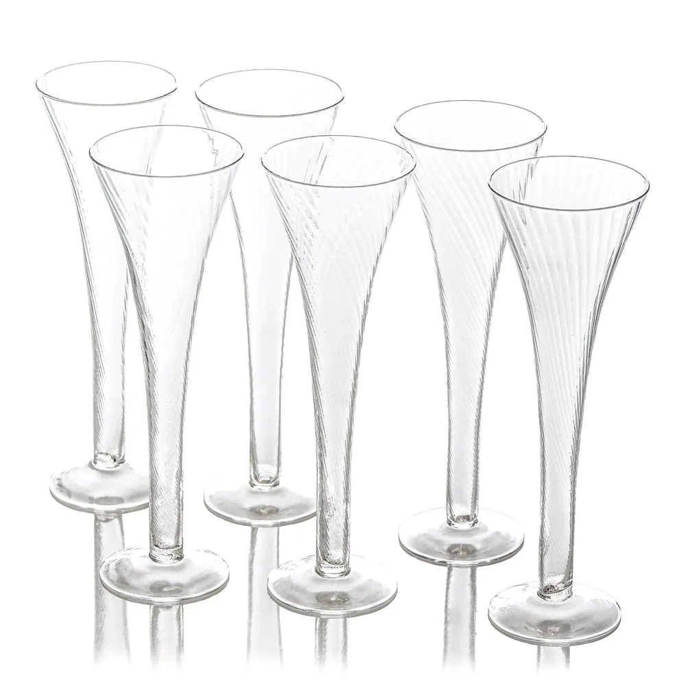 Champagne Flute Optic Design