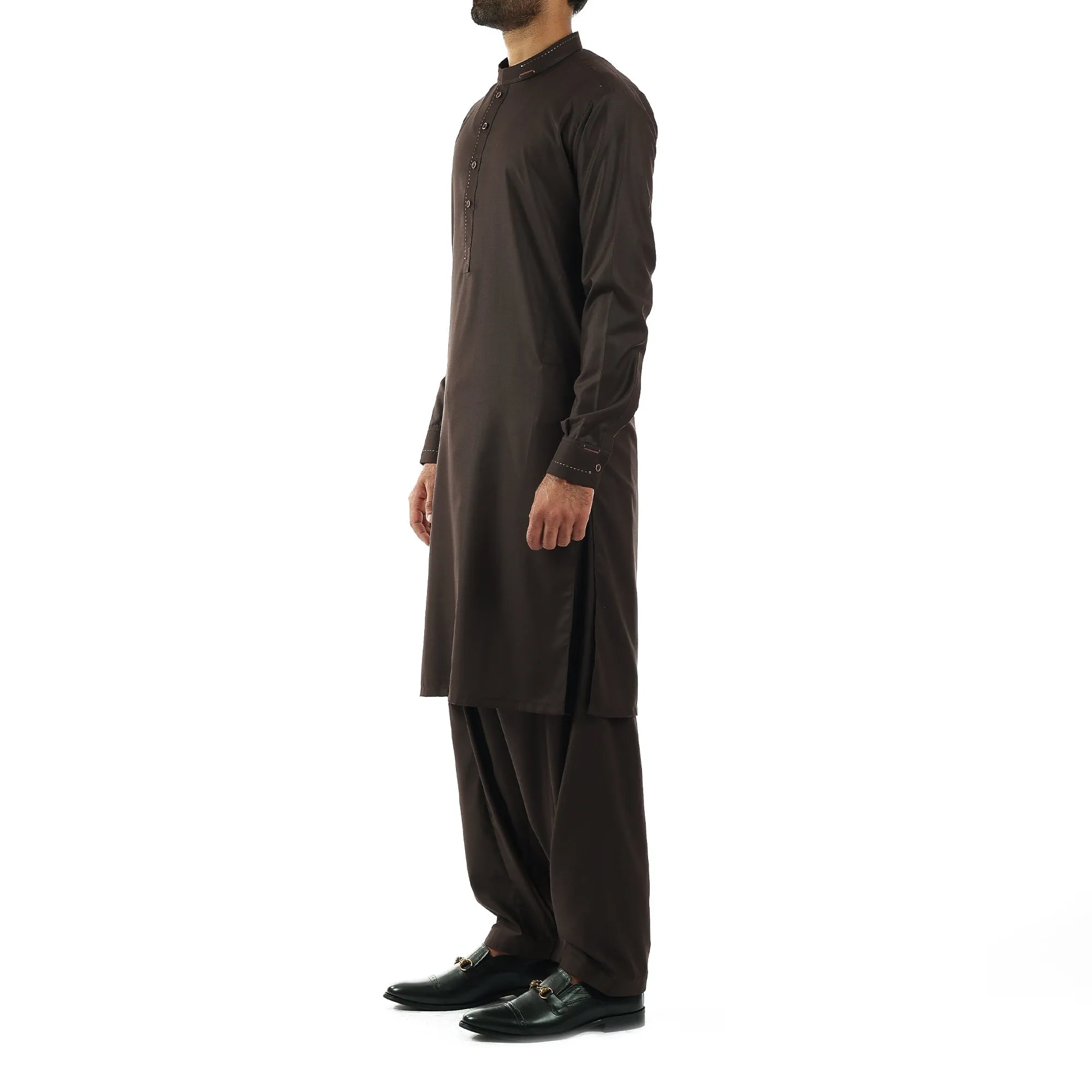 Chocolate Brown Shalwar Qameez