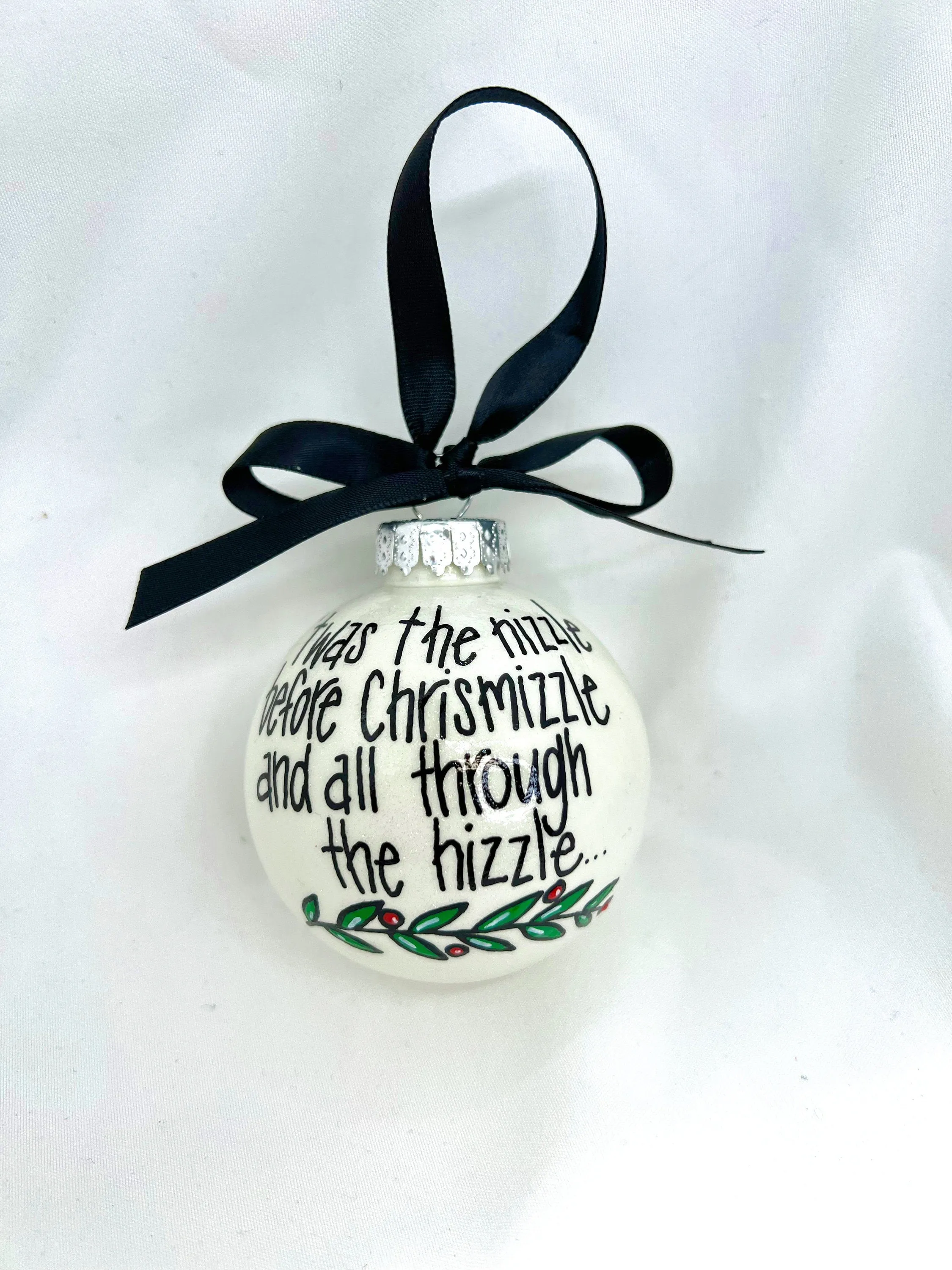 Chrisnizzle Ornament - Christmas Tree Cake, Christmas Ornament, Holiday Ornament, Looking Like a Snack, Christmas Cake, Ornament Exchange