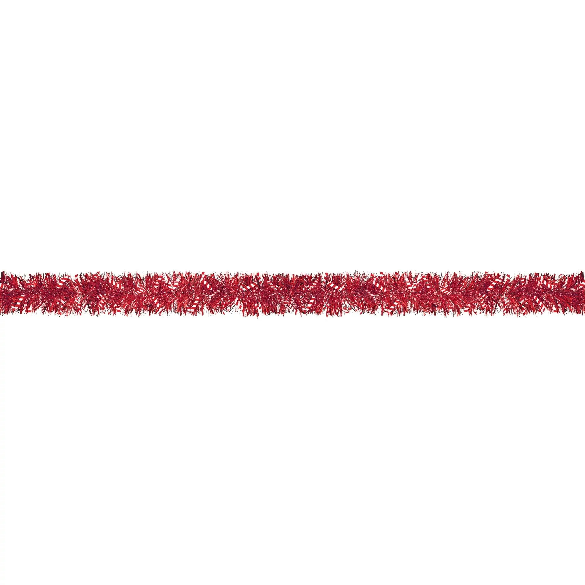 Christmas Candy Cane Boa Tinsel Garland 9' | 1ct