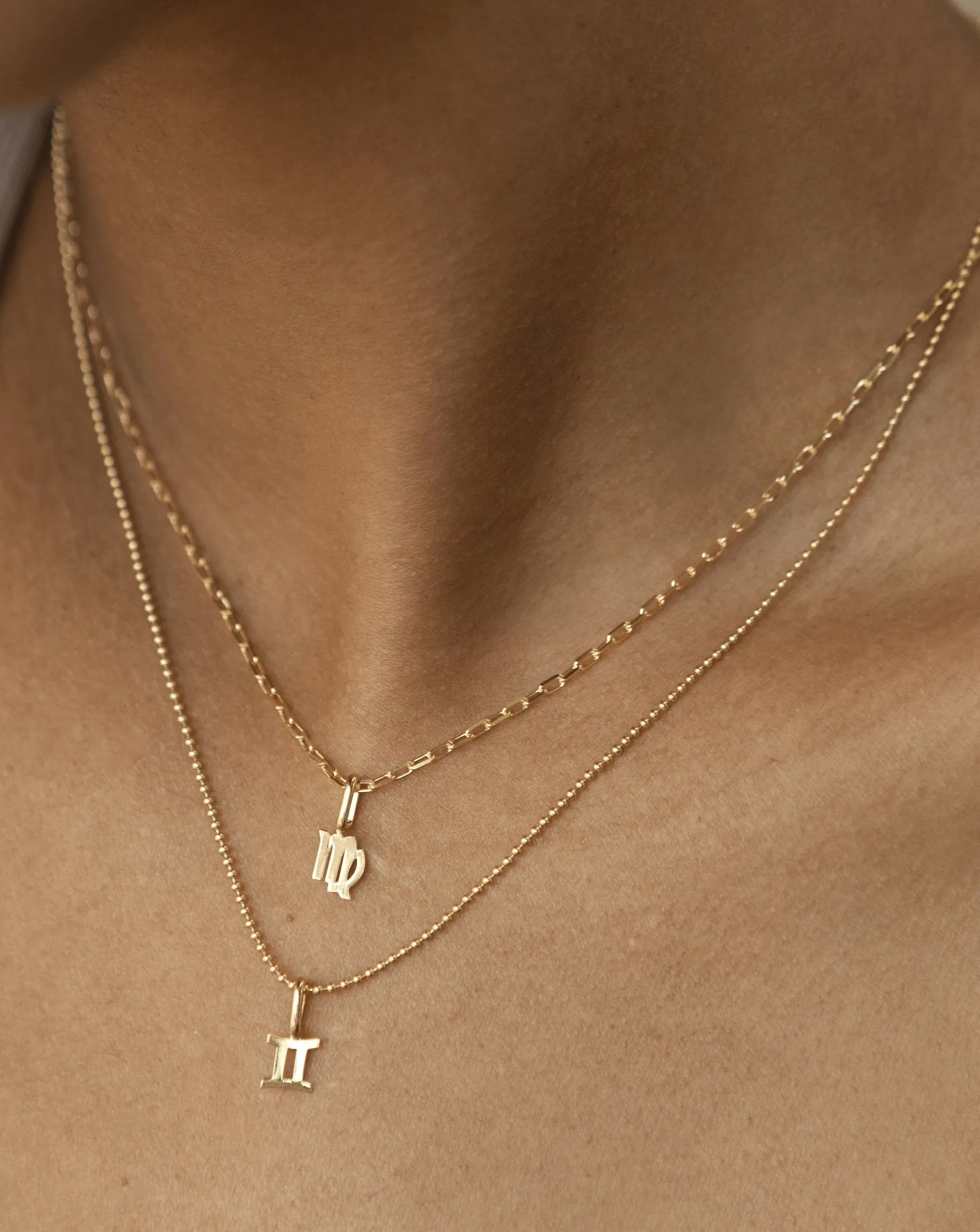 Delicate Staple Chain - 10k Solid Gold