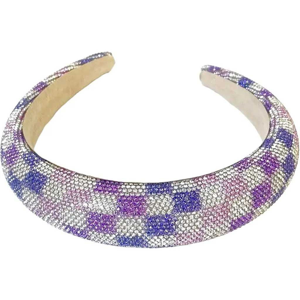 Era Crystal Check Headband