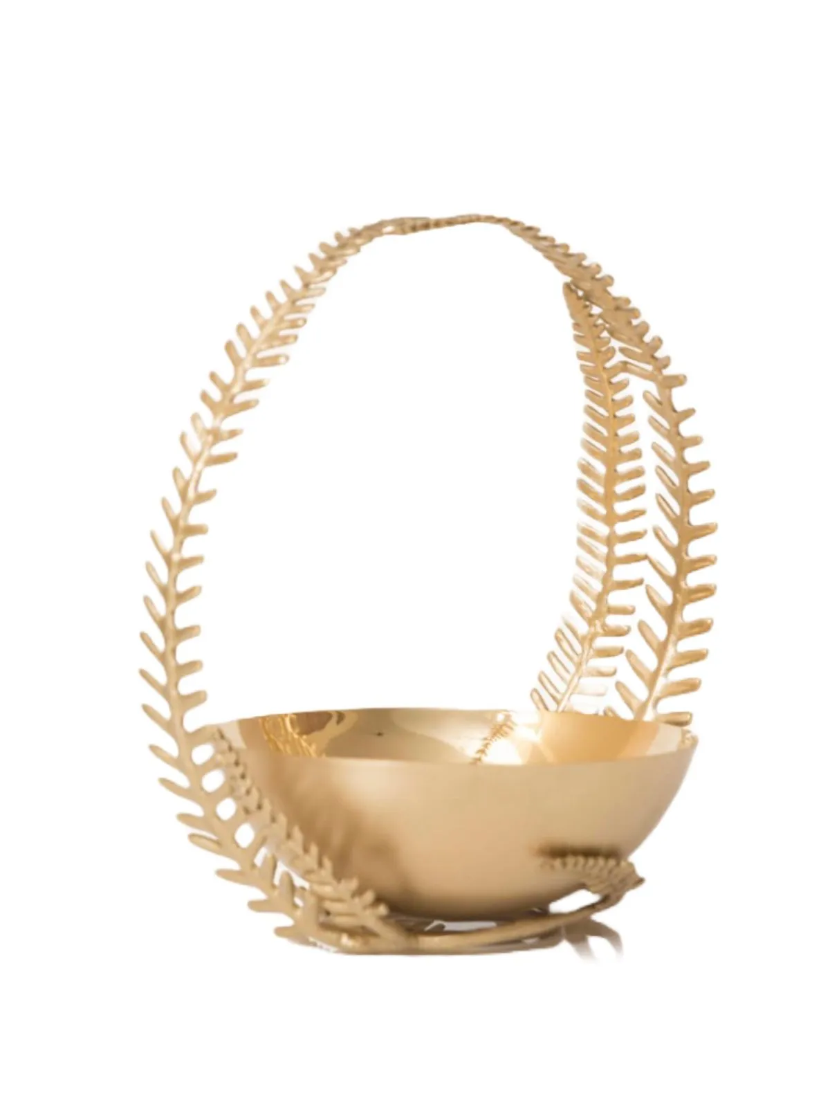 Fern Gold Branch Bowl