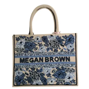 Floral Beaded Large Tote (Made to Order)