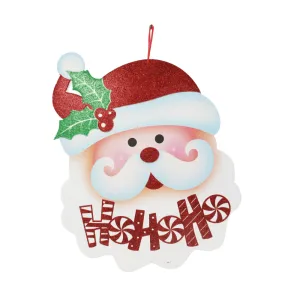 Hanging Santa Face Plaque