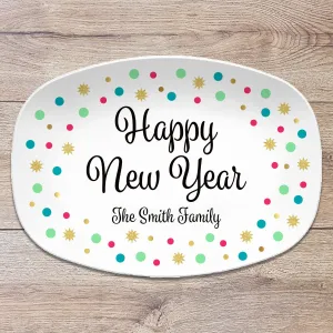 Happy New Year Personalized Platter