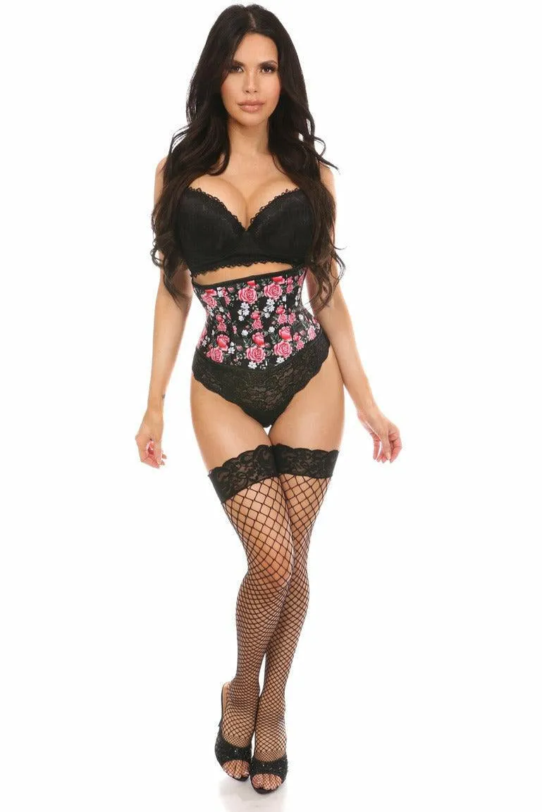 Lavish Pink Roses Mini Cincher