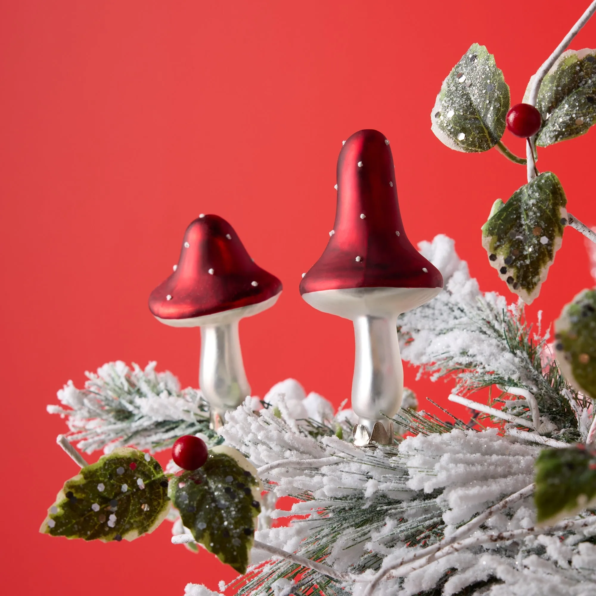 Mushroom Clip Ornament