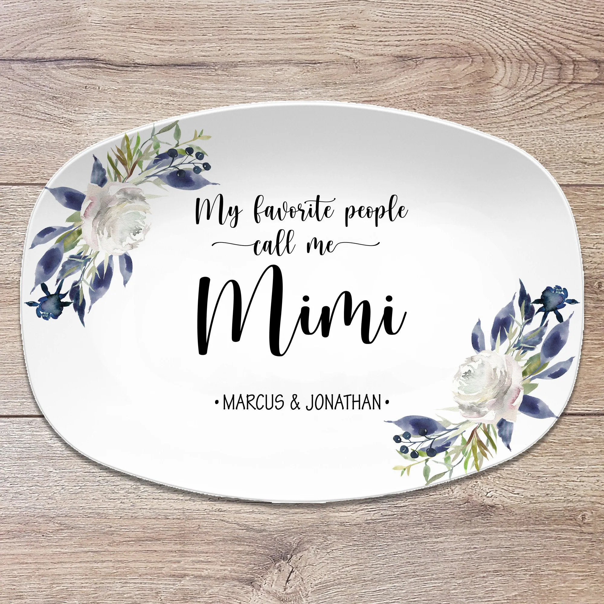 My Favorite People Personalized Platter