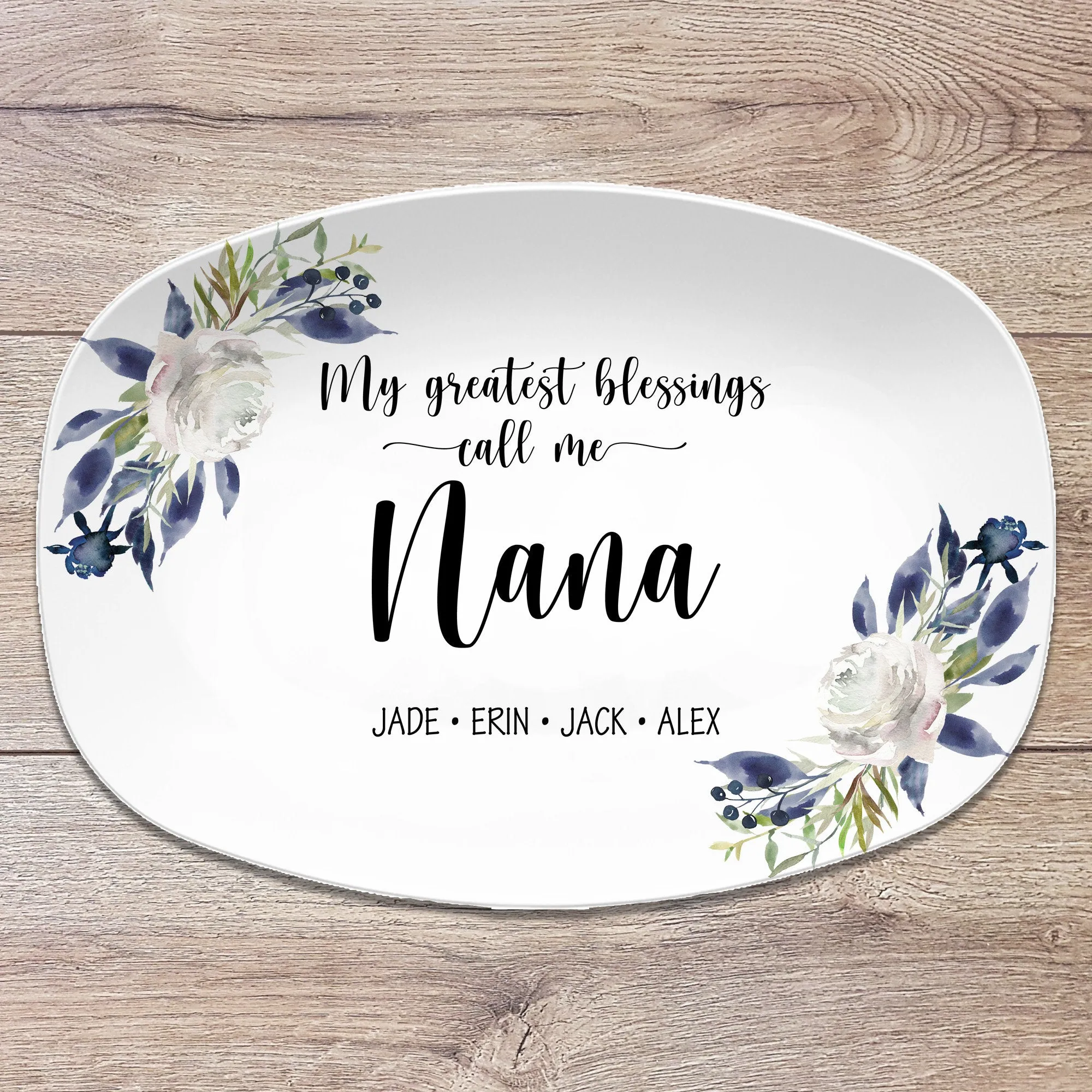 My Favorite People Personalized Platter