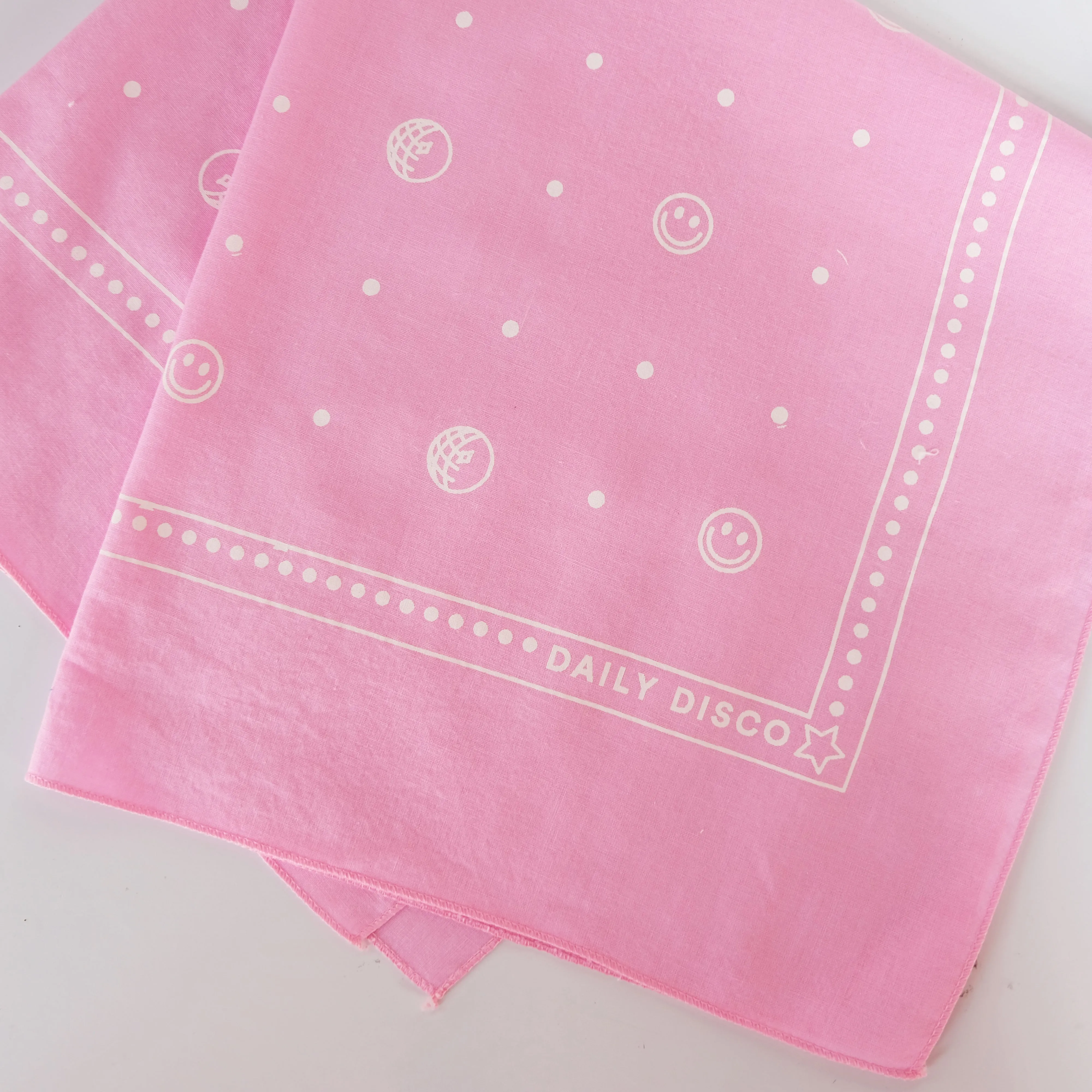 Pink Disco Bandana Personalized