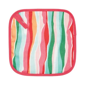 Pot Holder - Linen - Sherbet Ribbons