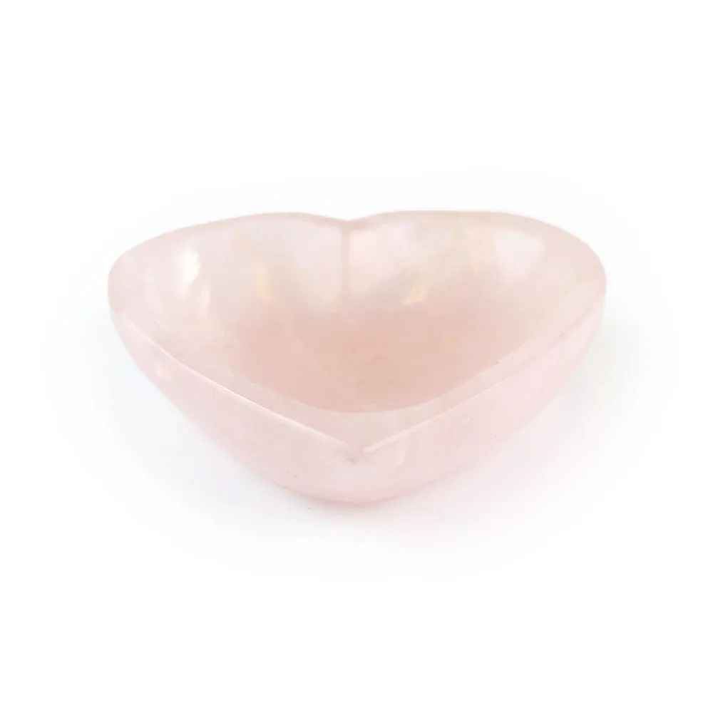 Rose Quartz Heart Bowl