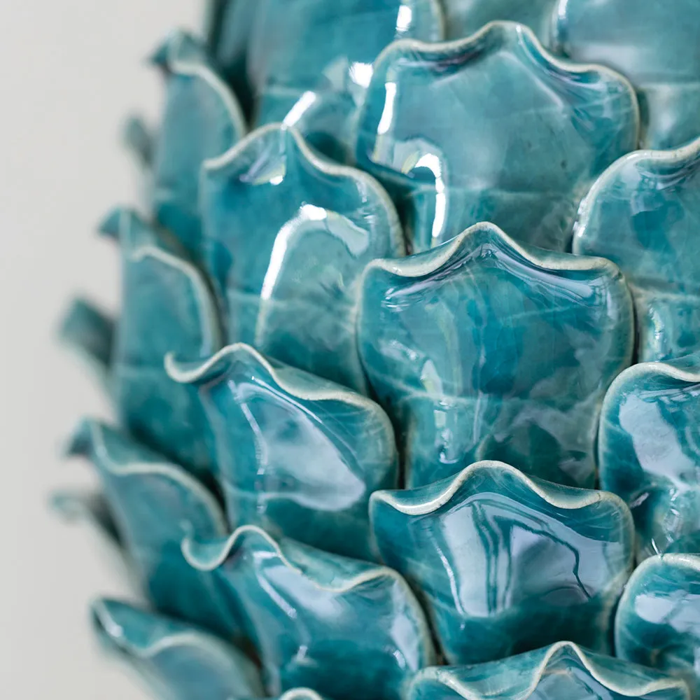 Turquoise Decorative Artichoke Finial