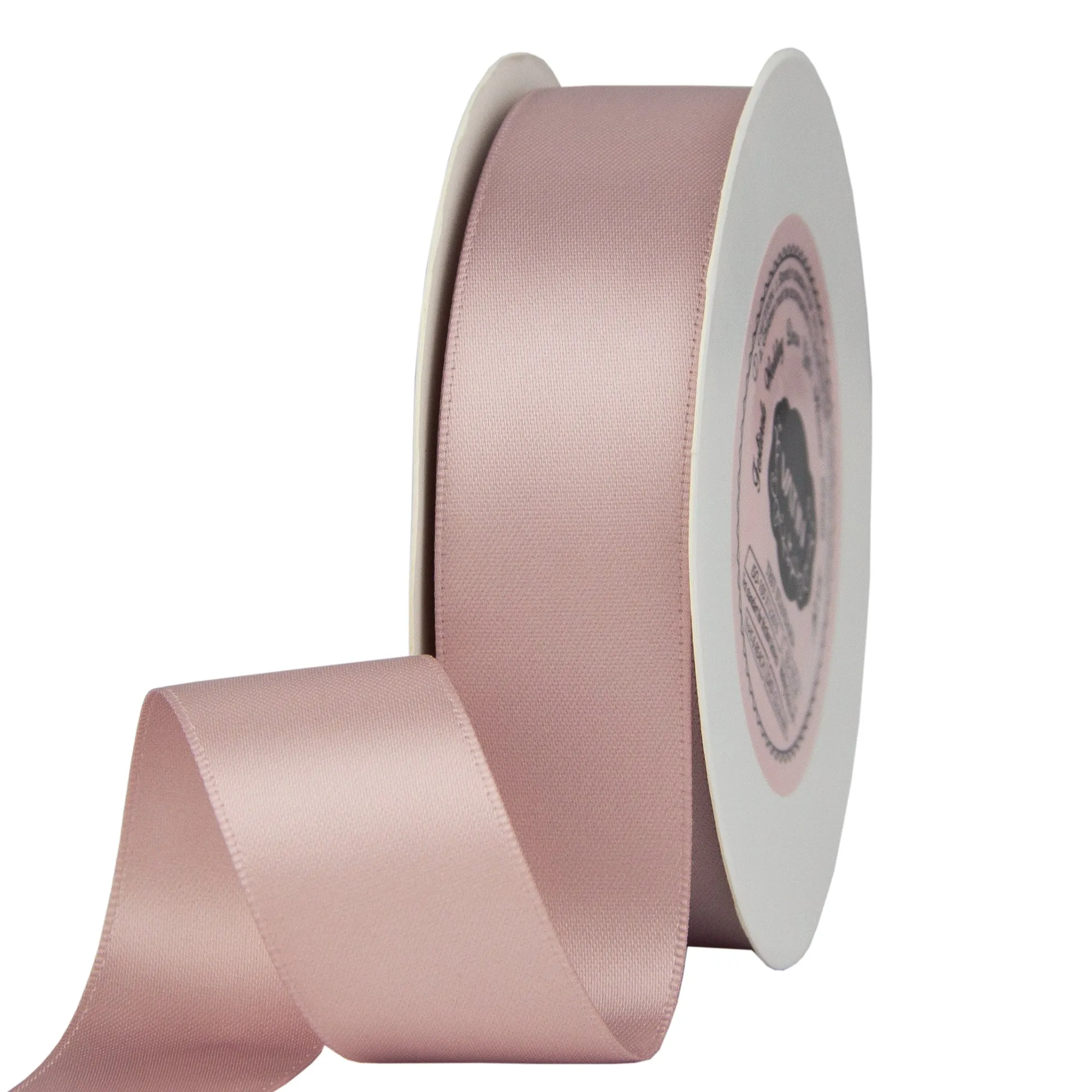 VATIN 1 inch Double Faced Polyester Satin Ribbon - 25 Yard Spool, Perfect for Wedding, Wreath, Baby Shower,Packing and Other Projects