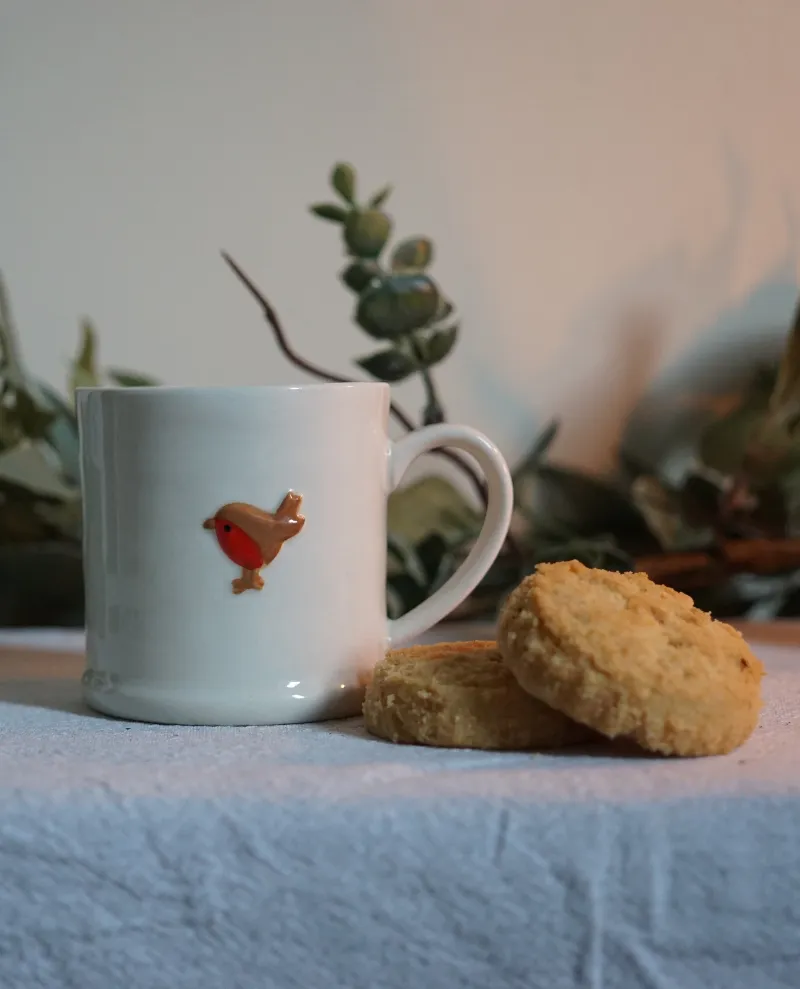 Xmas Robin Mini Mug