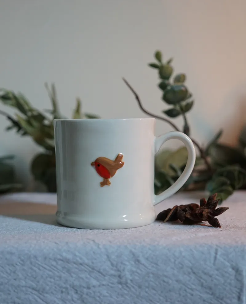 Xmas Robin Mini Mug